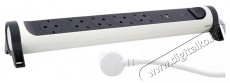 Legrand 694510 1,5m vezetékkel túlfeszültség-védelemmel fehér-fekete 5x2P+F, USB-A + USB-C elosztósor Háztartás / Otthon / Kültér - Világítás / elektromosság - Hálózati elosztó / hosszabbító / adapter - 439958