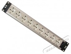 Legrand 646812 9-es 19/1U 3m Földelt elosztósor Háztartás / Otthon / Kültér - Világítás / elektromosság - Hálózati elosztó / hosszabbító / adapter - 392610