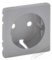 Legrand 755202 Valena Life InMatic aluminium 2P+F csatlakozóaljzat burkolat Háztartás / Otthon / Kültér - Világítás / elektromosság - Hálózati elosztó / hosszabbító / adapter - 391658