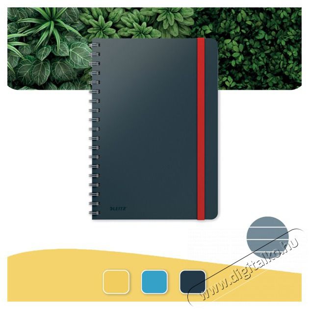 Leitz COSY Soft touch B5 b&aacute;rsony sz&uuml;rke vonalas spir&aacute;lf&uuml;zet Iroda &eacute;s sz&aacute;m&iacute;t&aacute;stechnika - Egy&eacute;b sz&aacute;m&iacute;t&aacute;stechnikai term&eacute;k - 396261