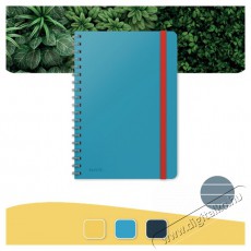 Leitz COSY Soft touch B5 nyugodt k&eacute;k vonalas spir&aacute;lf&uuml;zet Iroda &eacute;s sz&aacute;m&iacute;t&aacute;stechnika - Egy&eacute;b sz&aacute;m&iacute;t&aacute;stechnikai term&eacute;k - 396190