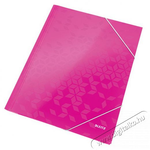 Leitz Wow A4 karton rózsaszín gumis mappa Egyéb - Nem forgalmazzuk ! - 398186
