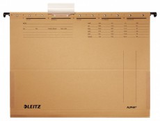 Leitz Alpha A4 oldalt zárt 25db/cs natúr függőmappa Háztartás / Otthon / Kültér - Egyéb háztartási termék - 398430