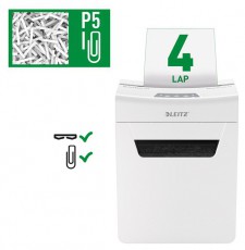 Leitz IQ Protect Premium 4M iratmegsemmisítő Iroda és számítástechnika - Iratmegsemmisítő - 398381