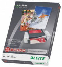 Leitz A4 2x175mic 100db-os lamináló fólia Iroda és számítástechnika - Papír kezelő termék - Lamináló fólia - 437778