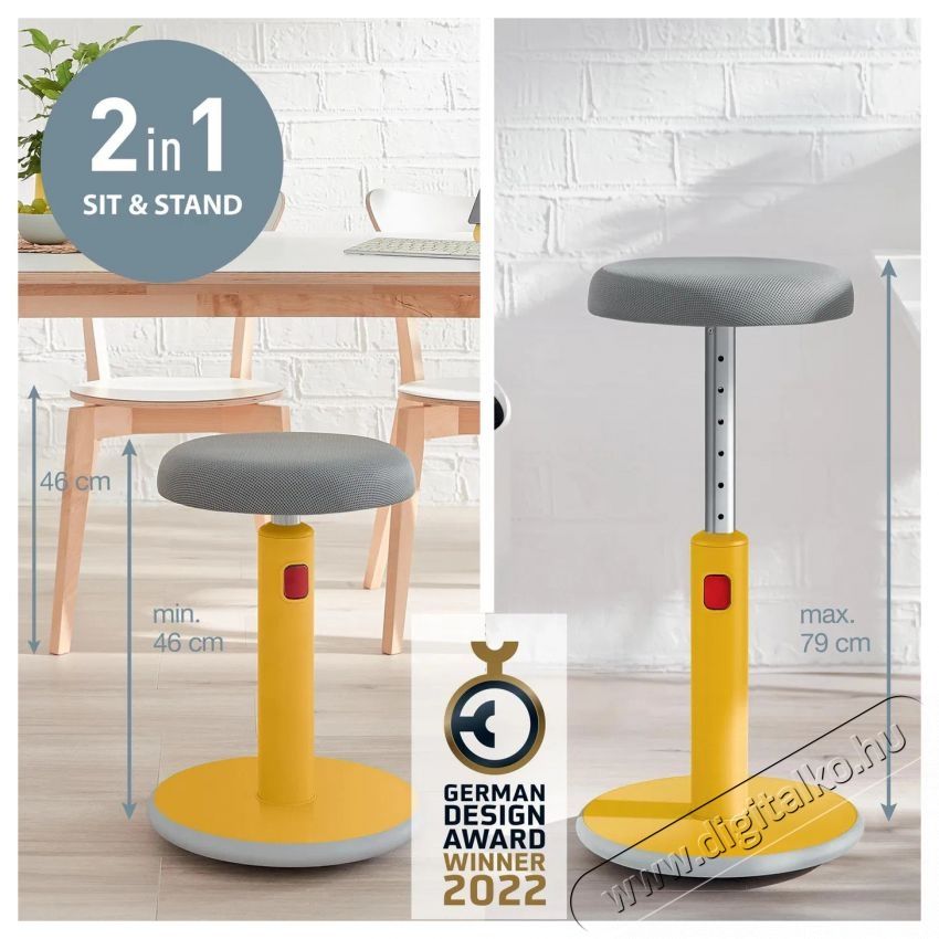 Leitz ERGO Cosy s&aacute;rga irodasz&eacute;k Iroda &eacute;s sz&aacute;m&iacute;t&aacute;stechnika - Egy&eacute;b sz&aacute;m&iacute;t&aacute;stechnikai term&eacute;k - 522339