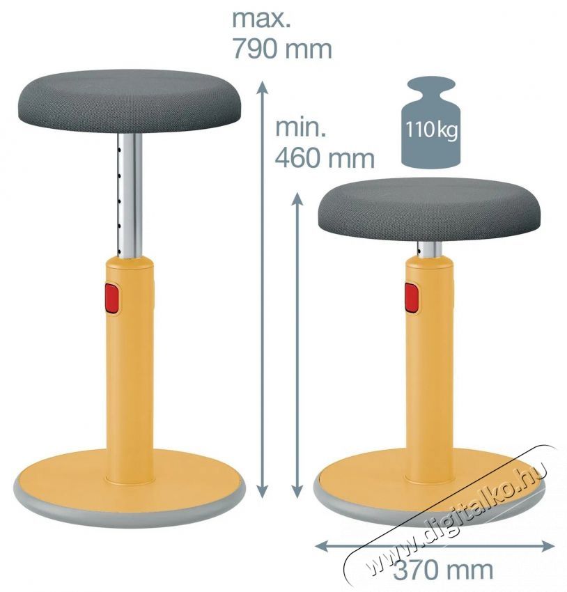 Leitz ERGO Cosy s&aacute;rga irodasz&eacute;k Iroda &eacute;s sz&aacute;m&iacute;t&aacute;stechnika - Egy&eacute;b sz&aacute;m&iacute;t&aacute;stechnikai term&eacute;k - 522339