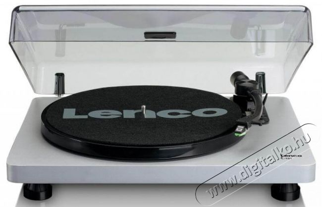 Lenco L-101 Lemezlejátszó - ezüst Audio-Video / Hifi / Multimédia - Bakelit lemezjátszó - Bakelit lemezjátszó - 353924