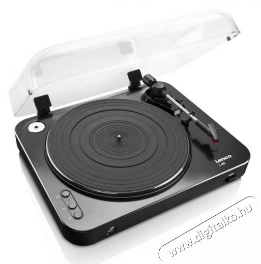 Lenco L-85 lemezjátszó - fekete Audio-Video / Hifi / Multimédia - Bakelit lemezjátszó - Bakelit lemezjátszó - 283337