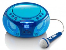 Lenco SCD-650BU hordozható rádiós CD/MP3/USB lejátszó party fénnyel és mikrofonnal Audio-Video / Hifi / Multimédia - Rádió / órás rádió - Hordozható, zseb-, táska rádió - 310537