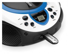 Lenco SCD-38 USB hordozható CD-s rádió (Boombox) - KÉK Audio-Video / Hifi / Multimédia - Hordozható CD / DVD / Multimédia készülék - Hordozható CD / Multimédia rádiómagnó / Boombox - 259040