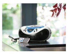 Lenco SCD-38 USB hordozható CD-s rádió (Boombox) - KÉK Audio-Video / Hifi / Multimédia - Hordozható CD / DVD / Multimédia készülék - Hordozható CD / Multimédia rádiómagnó / Boombox - 259040
