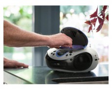 Lenco SCD-38 USB hordozható CD-s rádió (Boombox) - KÉK Audio-Video / Hifi / Multimédia - Hordozható CD / DVD / Multimédia készülék - Hordozható CD / Multimédia rádiómagnó / Boombox - 259040