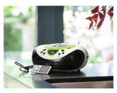 Lenco SCD-38 USB hordozható CD-s rádió (Boombox) - ZÖLD Audio-Video / Hifi / Multimédia - Hordozható CD / DVD / Multimédia készülék - Hordozható CD / Multimédia rádiómagnó / Boombox - 259042
