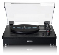 Lenco LS-101BK Lemezjátszó hangszóróval Audio-Video / Hifi / Multimédia - Bakelit lemezjátszó - Bakelit lemezjátszó - 474031