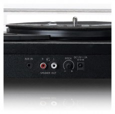 Lenco LS-101BK Lemezjátszó hangszóróval Audio-Video / Hifi / Multimédia - Bakelit lemezjátszó - Bakelit lemezjátszó - 474031