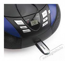 Lenco SCD-37 USB hordozható CD-s rádió (Boombox) - KÉK Audio-Video / Hifi / Multimédia - Hordozható CD / DVD / Multimédia készülék - Hordozható CD / Multimédia rádiómagnó / Boombox - 259036