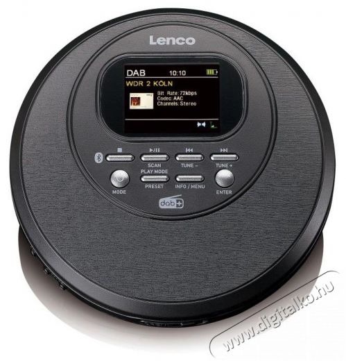 Lenco CD-500BK Audio-Video / Hifi / Multimédia - CD / DVD / Blu-Ray / Multimédia készülék - CD lejátszó - 525201