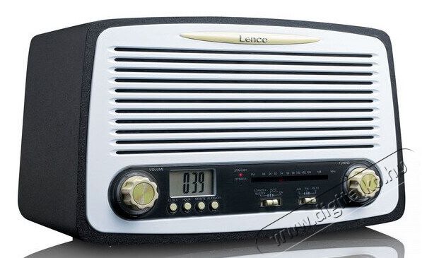 Lenco SR-02GY ébresztőórás retro rádió  Audio-Video / Hifi / Multimédia - Rádió / órás rádió - Ébresztőórás rádió