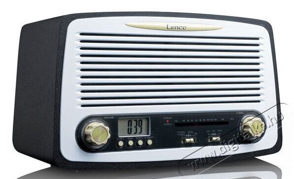 Lenco SR-02GY ébresztőórás retro rádió  Audio-Video / Hifi / Multimédia - Rádió / órás rádió - Ébresztőórás rádió - 353936