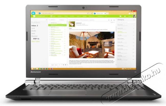 Lenovo IdeaPad 100-15IBY (80MJ00KQHV) notebook Iroda és számítástechnika - Notebook - 301639