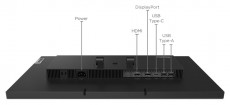 Lenovo Monitor ThinkVision T24t-20; 23,8 FHD 1920x1080 IPS Touch, 60Hz, 16:9, 1000:1, 300cd/m2, 4ms, HDMI, DP, USB-C Iroda és számítástechnika - Monitor - Monitor - 483942