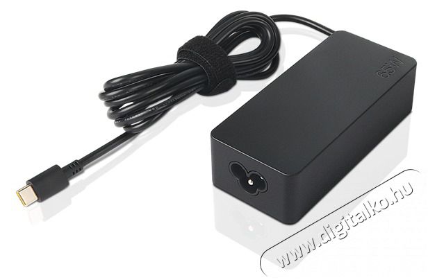 Lenovo USB Type-C 65W notebook hálózati töltő Akkuk és töltők - Li-ion akkumulátor és töltő (gyári) - Töltő / hálózati adapter - 507001