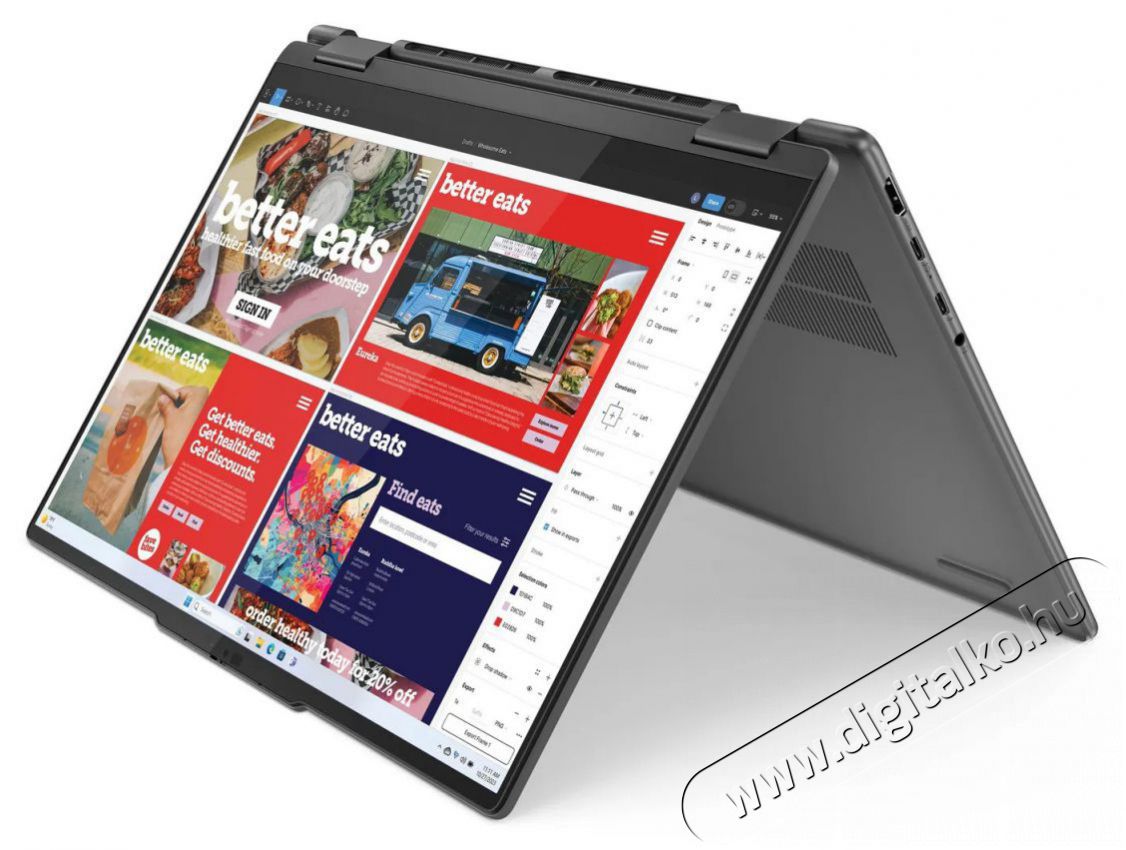 Lenovo Yoga 7 2-in-1 14IML9 Storm Grey Iroda &eacute;s sz&aacute;m&iacute;t&aacute;stechnika - Notebook - 522358
