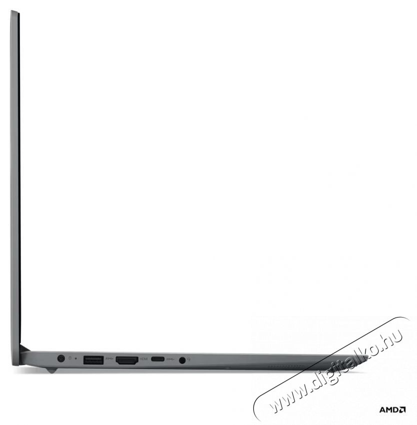 Lenovo Ideapad 1 15AMN7 15,6  FullHD laptop, AMD  Ryzen  5 7520U, 8GB, 512GB SSD, AMD  Radeon  610M Graphics, FreeDOS, Magyar billentyűzet, Sz&uuml;rke Iroda &eacute;s sz&aacute;m&iacute;t&aacute;stechnika - Notebook - 537080