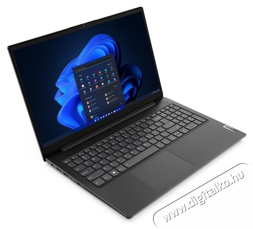 Lenovo V15 G4 IAH laptop, 15,6  FullHD, Intel  Core  i5-12500H, 8GB, 256GB SSD, Intel  Iris  Xe Graphics, FreeDOS, magyar billentyűzet, fekete Iroda &eacute;s sz&aacute;m&iacute;t&aacute;stechnika - Notebook - 537078