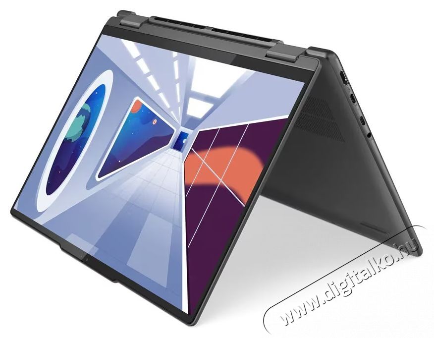 Lenovo Yoga 7 14ARP8 14  WUXGA OLED 400nits laptop, AMD Ryzen 5 7535U, 16GB, 512GB, AMD Radeon  660M Graphics, Windows 11 Home, Magyar billentyűzet, Sz&uuml;rke Iroda &eacute;s sz&aacute;m&iacute;t&aacute;stechnika - Notebook - 537081