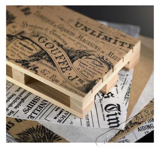 LEONE Zsírpapír, vintage minta, 20×35 cm, 500 db Konyhai termékek - Egyéb / Konyhai kiegészítő - 527406