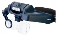 LEVENHUK Discovery Crafts DHR 20 fejre rögzíthető, tölthető nagyító Távcsövek / Optika - Teleszkóp / mikroszkóp kiegészítő - 461123
