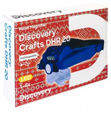 LEVENHUK Discovery Crafts DHR 20 fejre rögzíthető, tölthető nagyító Távcsövek / Optika - Teleszkóp / mikroszkóp kiegészítő - 461123