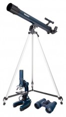 LEVENHUK Discovery Scope Set 3 teleszkóp + mikroszkóp + távcső + könyv Távcsövek / Optika - Teleszkóp - 461957