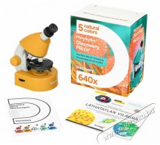 LEVENHUK Discovery Micro Solar mikroszkóp + könyv Távcsövek / Optika - Mikroszkóp - Állványos mikroszkóp - 405778