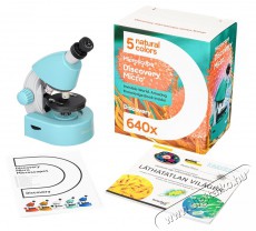 LEVENHUK Discovery Micro Marine mikroszkóp + könyv Távcsövek / Optika - Mikroszkóp - Állványos mikroszkóp - 405777