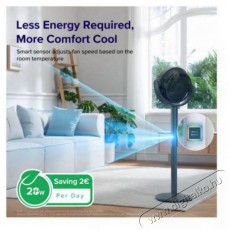 Levoit TempSense R432 DC Háztartás / Otthon / Kültér - Ventilátor / Légkondicionáló - Álló / padló ventilátor - 512039