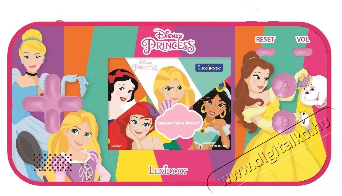 Lexibook hordozhat&oacute; j&aacute;t&eacute;kkonzol - Disney hercegnők Iroda &eacute;s sz&aacute;m&iacute;t&aacute;stechnika - J&aacute;t&eacute;k konzol - Kontroller - 522385