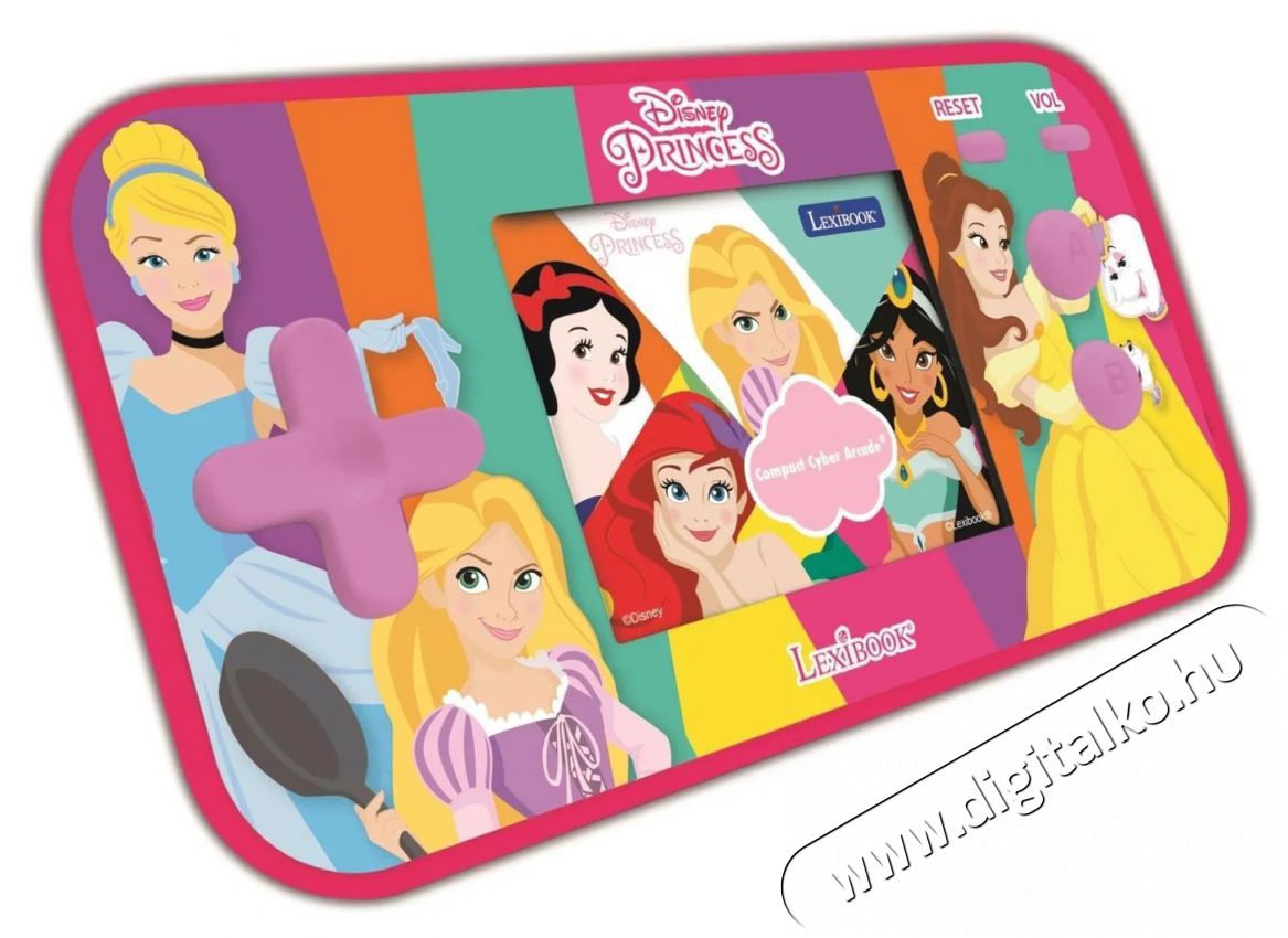 Lexibook hordozhat&oacute; j&aacute;t&eacute;kkonzol - Disney hercegnők Iroda &eacute;s sz&aacute;m&iacute;t&aacute;stechnika - J&aacute;t&eacute;k konzol - Kontroller - 522385
