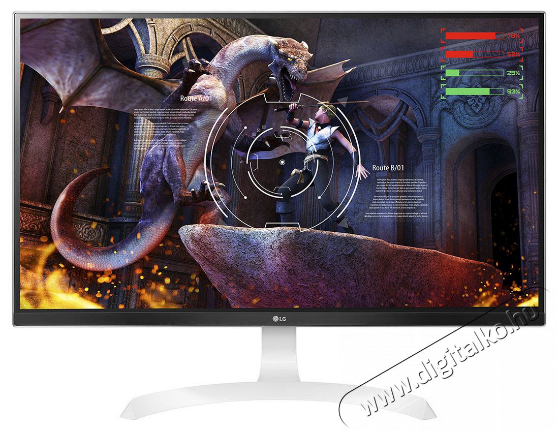 LG 27UD69-W Ultra HD IPS LED monitor Iroda és számítástechnika - Monitor - Monitor - 331568