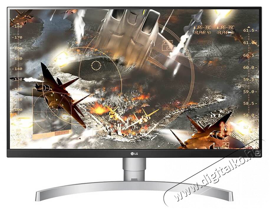 LG 27UK650-W Ultra HD LED monitor Iroda és számítástechnika - Monitor - Monitor - 337391