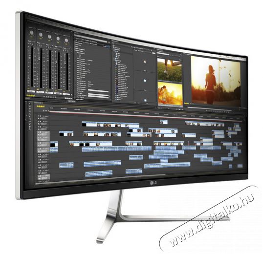 LG 29UC97 29" LED IPS 21:9 Ultrawide ívelt monitor Iroda és számítástechnika - Monitor - 21:9 Ultrawide monitor - 302394