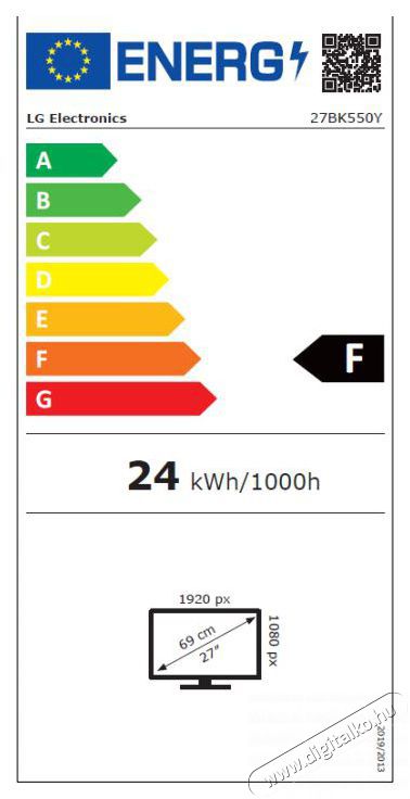 LG 27 27BK550Y LED HDMI monitor Iroda és számítástechnika - Monitor - Monitor - 379624