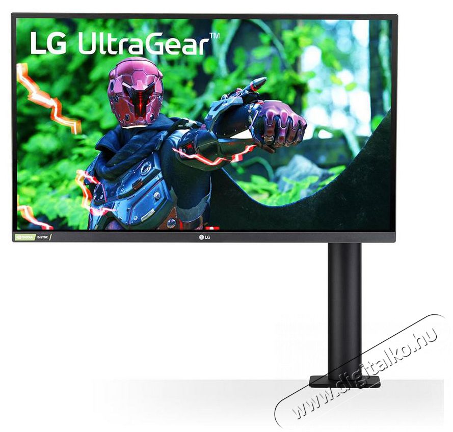 LG 27" 27GN880-B QHD Nano IPS 144Hz 1ms HDR10 gamer monitor Iroda &eacute;s sz&aacute;m&iacute;t&aacute;stechnika - Monitor - Monitor - 386094