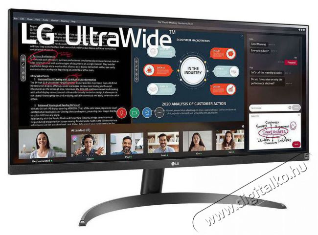 LG 29 29WP500-B LED IPS 21:9 Ultrawide HDMI monitor Iroda és számítástechnika - Monitor - Monitor - 386089