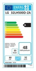 LG 32LH500D LED televízió Televíziók - LED televízió - 720p HD Ready felbontású - 303206