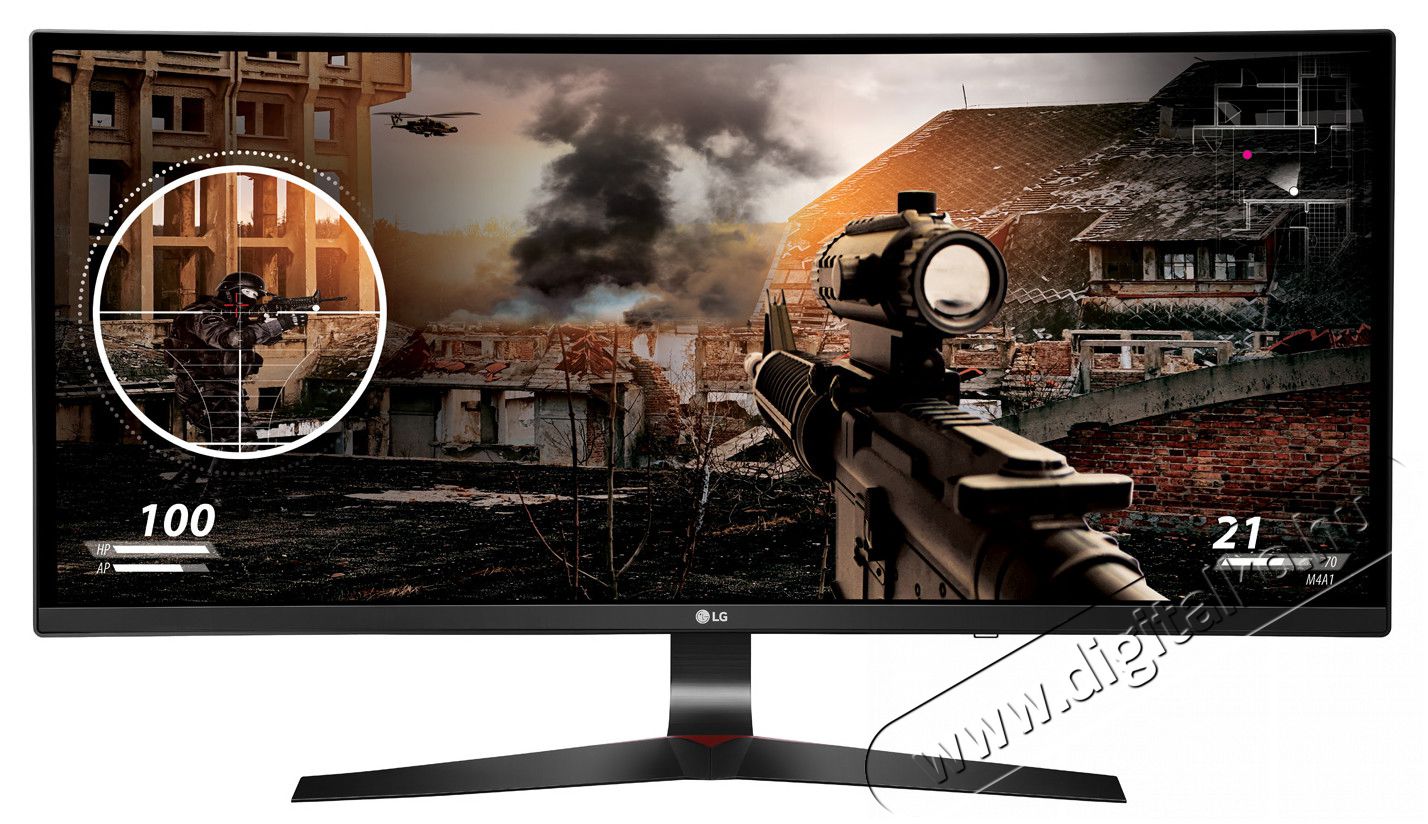 LG 34UC79G LED IPS 21:9 Ultrawide ívelt monitor Iroda és számítástechnika - Monitor - 21:9 Ultrawide monitor - 309694