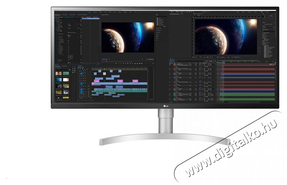 LG 34 34WL850-W nano IPS 21:9 HDMI Display Port HDR LED monitor Iroda és számítástechnika - Monitor - Monitor - 379627