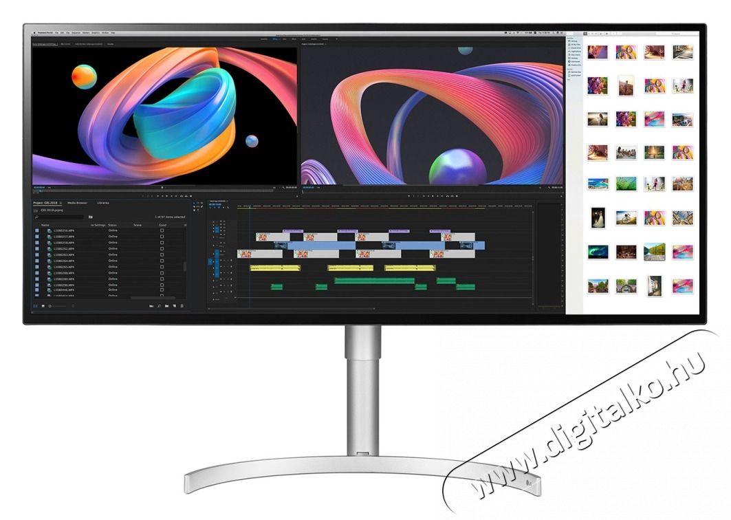 LG 34WK95U-W.AEU Monitor Iroda &eacute;s sz&aacute;m&iacute;t&aacute;stechnika - Monitor - 21:9 Ultrawide monitor - 399837